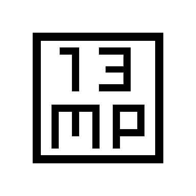 13 Megapixel Camera (Outline) Free Open-Source SVG Icon (Material Symbols Light)