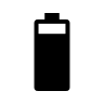 6-Bar Battery Level Indicator (Light) Free Open-Source SVG Icon