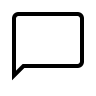 Chat Bubble (Outline) Free Open-Source SVG Icon