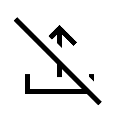 File Upload Disabled (Sharp) Free Open-Source SVG Icon (Material Symbols Light)