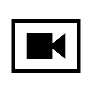 Video Hangout Session (Outline) Free Open-Source SVG Icon (Material Symbols Light)