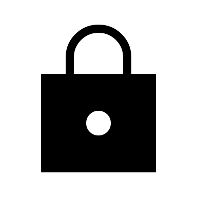 Sharp Lock Symbol (Light) Free Open-Source SVG Icon (Material Symbols Light)