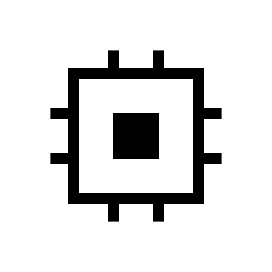 Memory Storage Device (Sharp) Free Open-Source SVG Icon (Material Symbols Light)