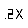 Speed 0 to 2x (Sharp) Free Open-Source SVG Icon