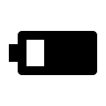 Horizontal Battery 0.75 Charge Level (Material) Free Open-Source SVG Icon