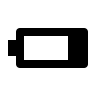 Low Battery Indicator Free Open-Source SVG Icon