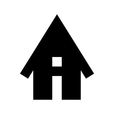 Bungalow House Free Open-Source SVG Icon (Material Symbols)