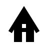 Bungalow House Free Open-Source SVG Icon