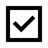 Sharp Outline Checkbox Free Open-Source SVG Icon