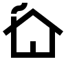 Cottage House Design (Outline) Free Open-Source SVG Icon