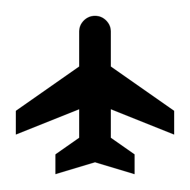 Flight Symbol Free Open-Source SVG Icon (Material Symbols)