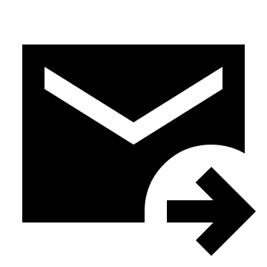 Forward to Inbox Notification (Sharp) Free Open-Source SVG Icon (Material Symbols)