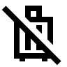 No Luggage Allowed Symbol (Outline) Free Open-Source SVG Icon