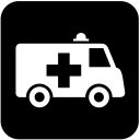 Ambulance Vehicle Free Open-Source SVG Icon