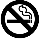 No Smoking Sign Free Open-Source SVG Icon