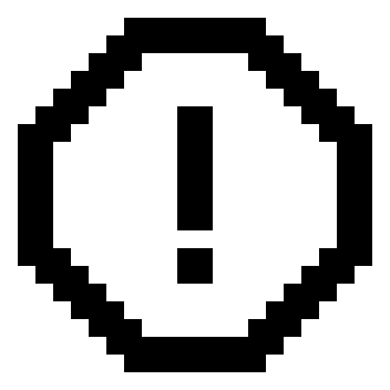 Octagonal Alert Notification (Filled) Free Open-Source SVG Icon (Memory Icons)