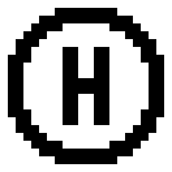 Alpha Letter H Free Open-Source SVG Icon (Memory Icons)