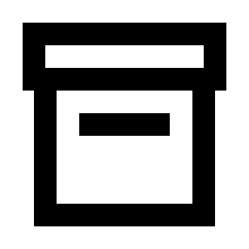 Archive Storage Box Free Open-Source SVG Icon (Memory Icons)