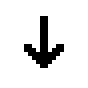 Downward Arrow Free Open-Source SVG Icon