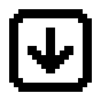 Downward Arrow in Box (Memory) Free Open-Source SVG Icon (Memory Icons)