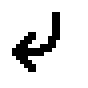 Downward Left Arrow Free Open-Source SVG Icon