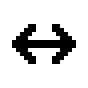 Left and Right Arrow Navigation Free Open-Source SVG Icon