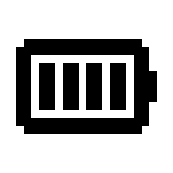 100% Charged Battery Free Open-Source SVG Icon (Memory Icons)