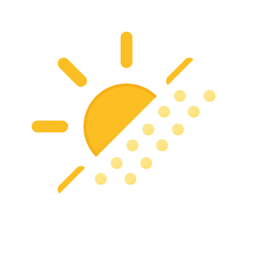 Dusty Day Weather (Filled) Free Open-Source SVG Icon (Meteocons)