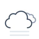 Extreme Fog Weather Condition Free Open-Source SVG Icon