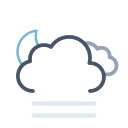 Extreme Night Fog Weather Condition (Meteocons) Free Open-Source SVG Icon