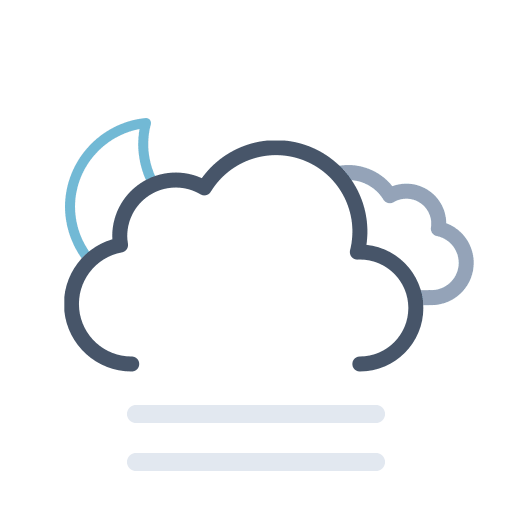 Extreme Night Fog Weather Condition (Meteocons) Free Open-Source SVG Icon (Meteocons)