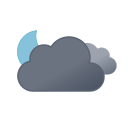 Extreme Night Sleet Weather (Filled) Free Open-Source SVG Icon