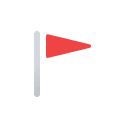 Small Craft Advisory Flag (Meteocons) Free Open-Source SVG Icon