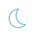 Last Quarter Moon Phase Free Open-Source SVG Icon