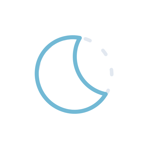 Waning Gibbous Moon (Meteocons) Free Open-Source SVG Icon (Meteocons)