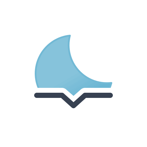 Moonset (Filled) Free Open-Source SVG Icon (Meteocons)