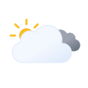 Overcast Day with Sleet (Filled) Free Open-Source SVG Icon