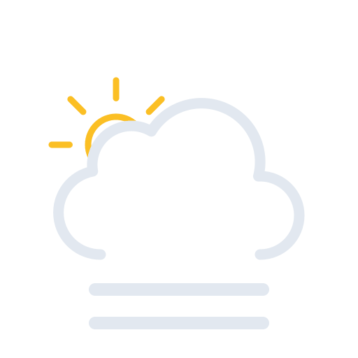 Partly Cloudy Day with Fog (Meteocons) Free Open-Source SVG Icon (Meteocons)