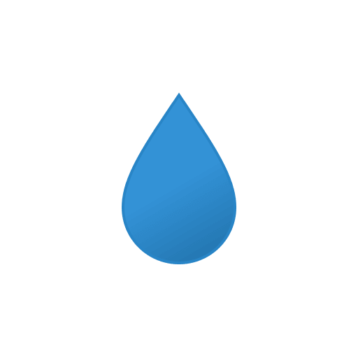 Raindrop (Filled) Free Open-Source SVG Icon (Meteocons)