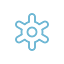 Snowflake Symbol Free Open-Source SVG Icon