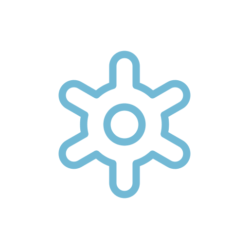 Snowflake Symbol Free Open-Source SVG Icon (Meteocons)