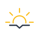 Sunset (Meteocons) Free Open-Source SVG Icon