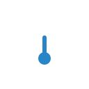 Cold Mercury Thermometer (Meteocons) Free Open-Source SVG Icon