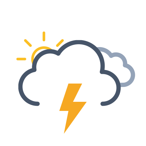 Extreme Snow Thunderstorms During Day (Meteocons) Free Open-Source SVG Icon (Meteocons)