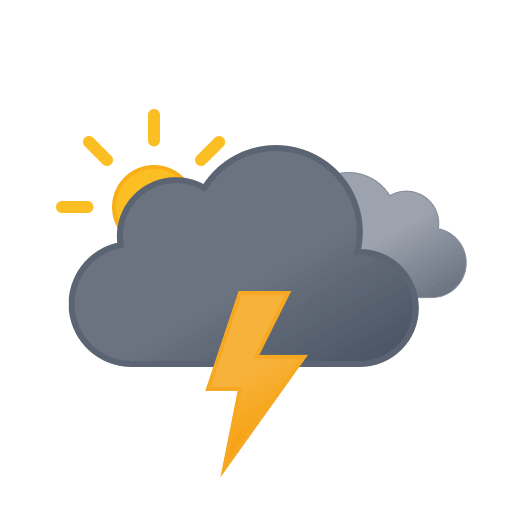 Extreme Snow Thunderstorms During Day (Filled) Free Open-Source SVG Icon (Meteocons)