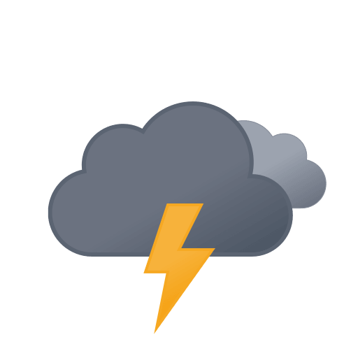 Extreme Snow Thunderstorms (Filled) Free Open-Source SVG Icon (Meteocons)