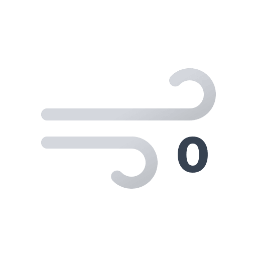 Beaufort Wind Scale Level 0 (Fill) Free Open-Source SVG Icon (Meteocons)