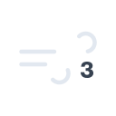 Beaufort Scale Wind Level 3 (Meteocons) Free Open-Source SVG Icon