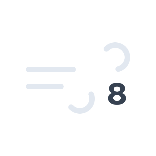 Beaufort Scale Wind Level 8 (Meteocons) Free Open-Source SVG Icon (Meteocons)