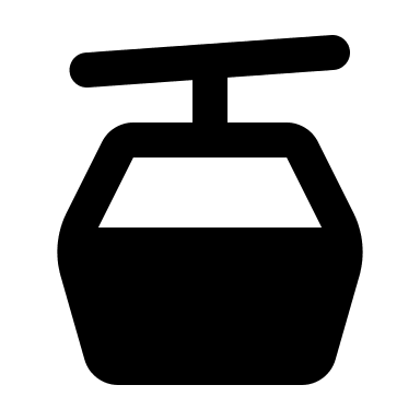 Aerial Lift (Filled) Free Open-Source SVG Icon (MingCute Icon)